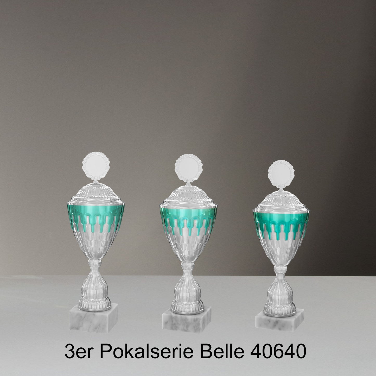 Luxus Pokale Einzelpokale 3er Pokalserien Belle 40640