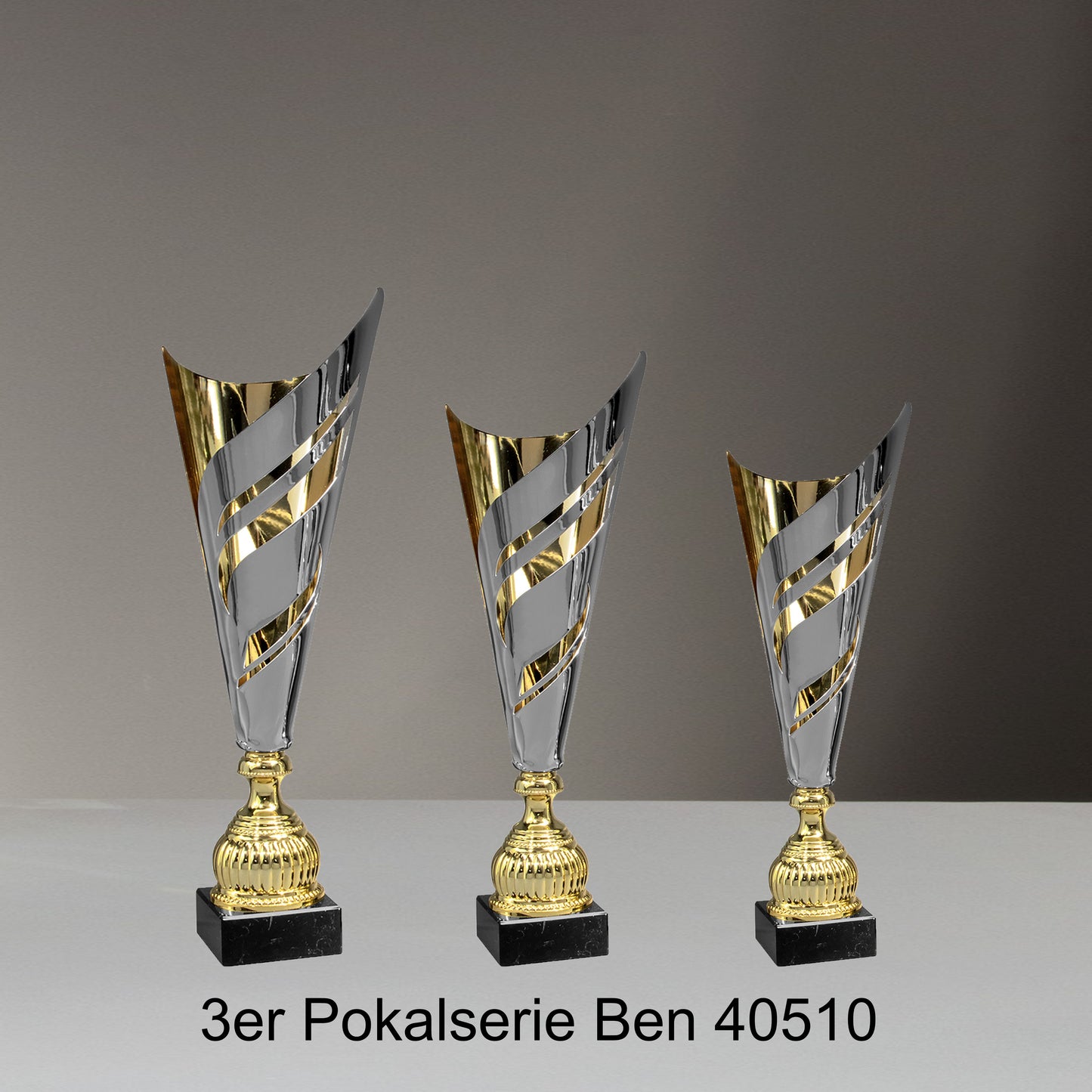 Luxus Pokale Einzelpokale 3er Pokalserien Ben 40510