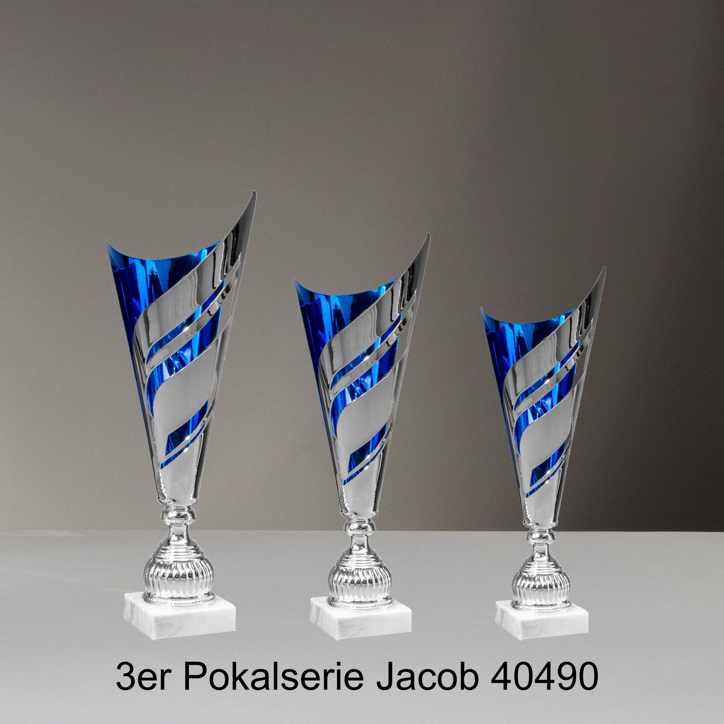 Luxus Pokale Einzelpokale 3er Pokalserien Jacob 40490
