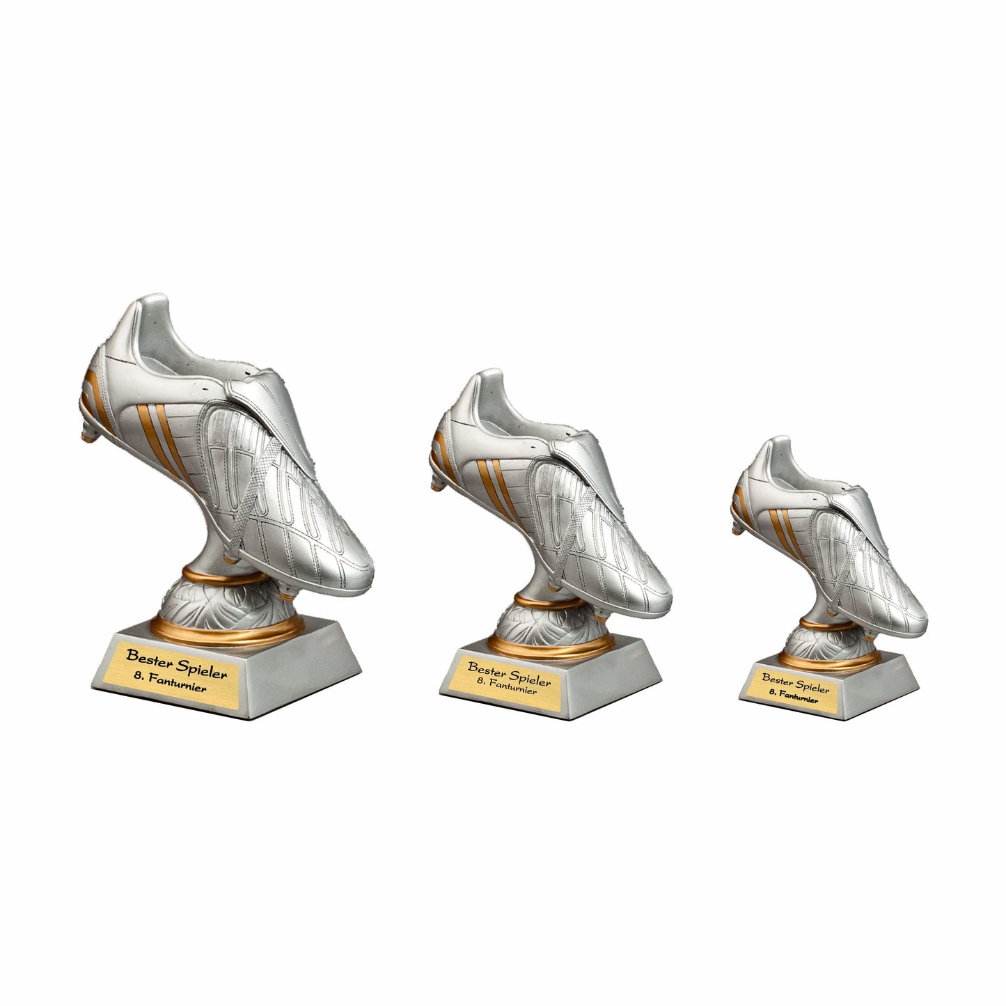 Resinfigur Serie Fußballschuh 38698-38700